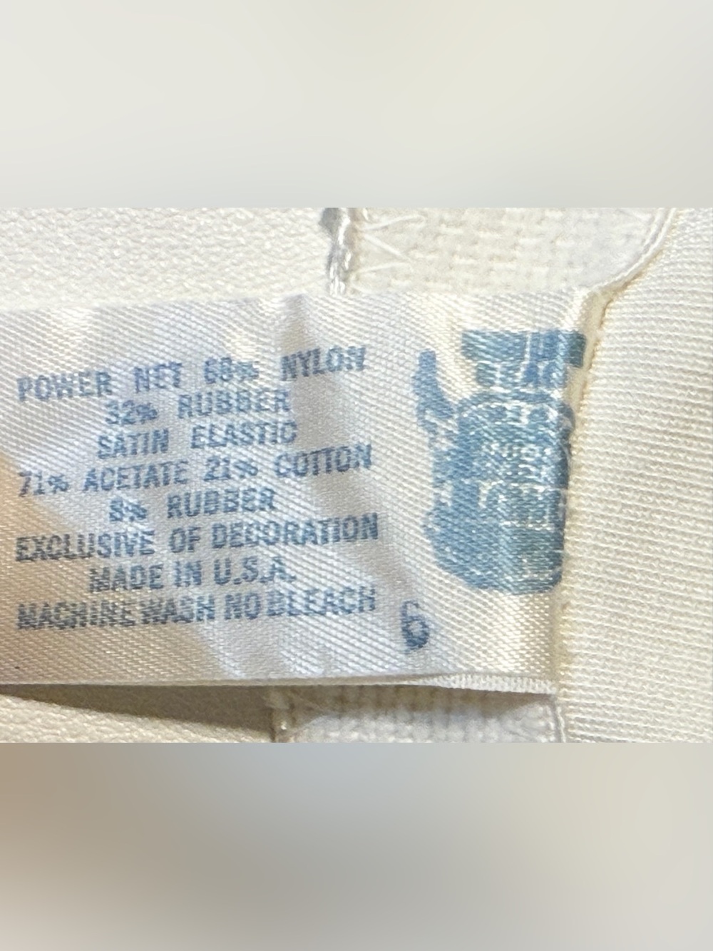 VINTAGE 60s bloomer girdle shapewear shorts undergarment slimming lingerie white - Picture 12 of 14